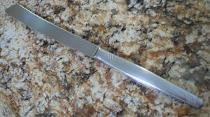 Vtg 1970's Hercules INOX Gelodur Brazil Stainless Steel Bread Knife 12 1/4"